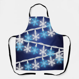 Snow Flake Lights Apron