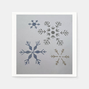 snow flake napkins