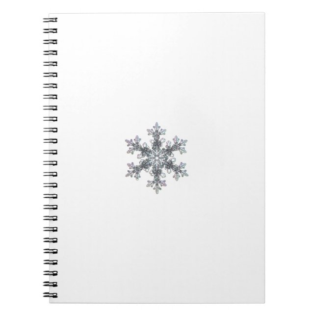 Snow flake notebook (Front)