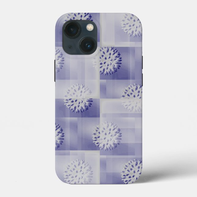 Snow Flake Tough Apple iPhone 13 mini Case (Back)