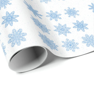 Snow Flake Wrapping Paper