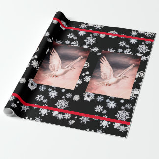 SNOW FLAKES AND PEACE DOVES CHRISTMAS GIFT Paper