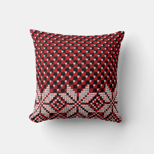 Snow Flakes Pattern Cushion