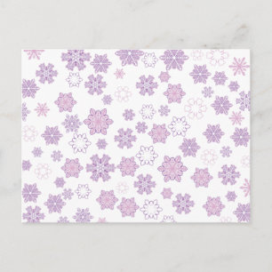Snow-Flakes- Postcard