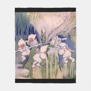 snow fleece blanket