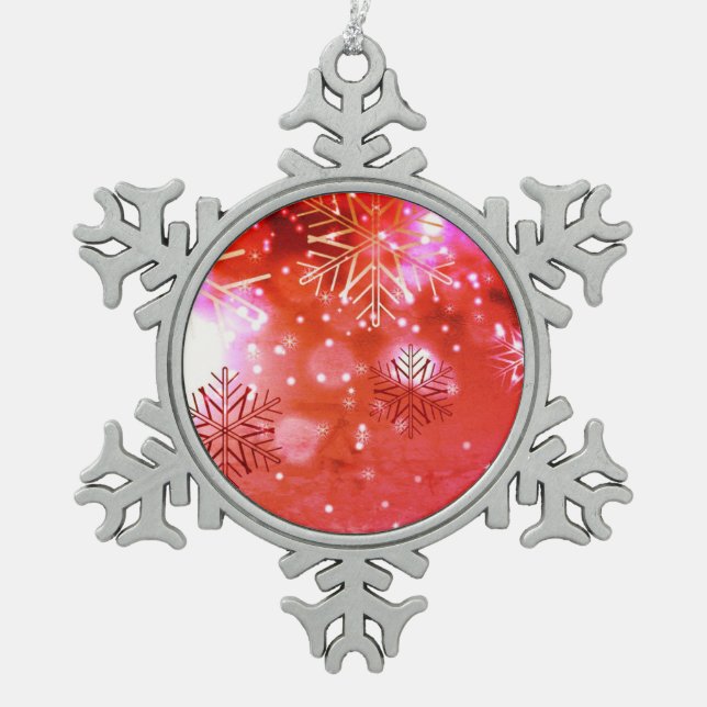 Snow Flock Ornament (Front)