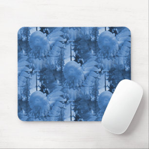 Snow flowers..... mouse mat
