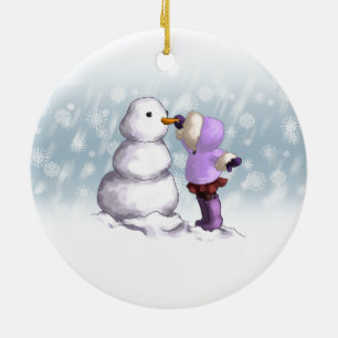 Snow Friend Ceramic Tree Decoration