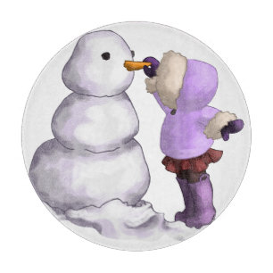 Snow Friend Cutting Board