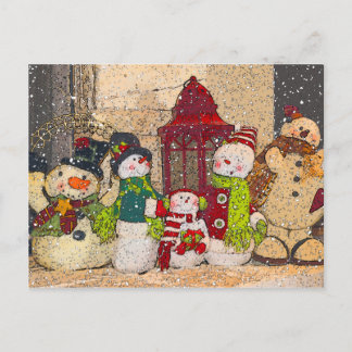 SNOW FRIENDS POSTCARD
