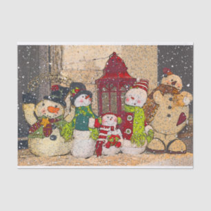 SNOW FRIENDS TISSUE PAPER
