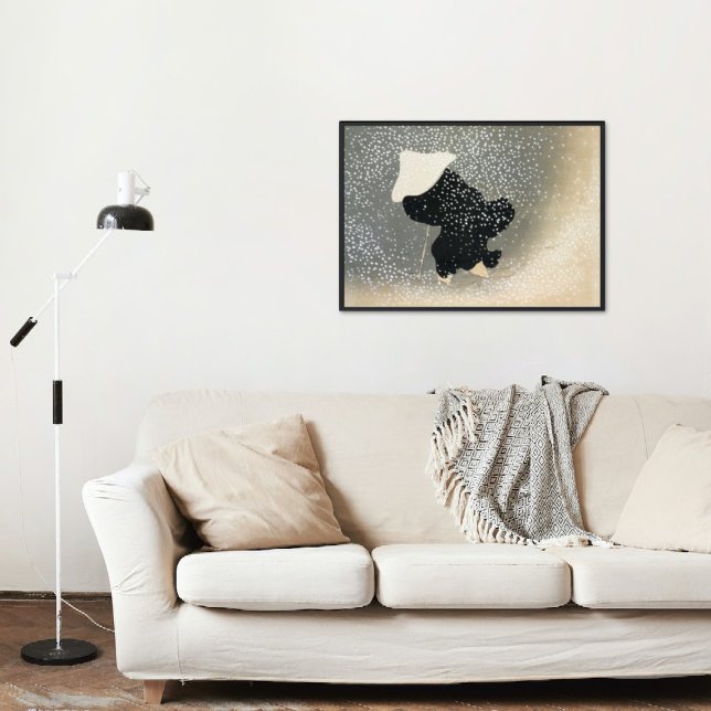 Snow From Momoyogusa Vintage Japanese Art  Poster (Creator Uploaded)