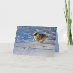 Snow fun card