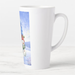 SNOW FUN ON A WINTER DAY LATTE MUG