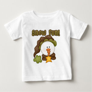 Snow  Fun Snowman Prim Country Baby T-Shirt