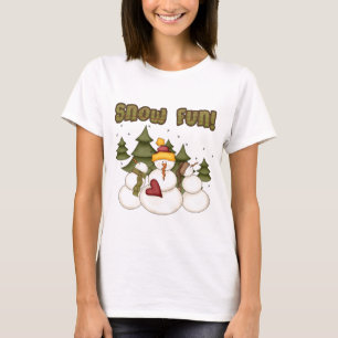 Snow Fun Two Tshirts and Gifts