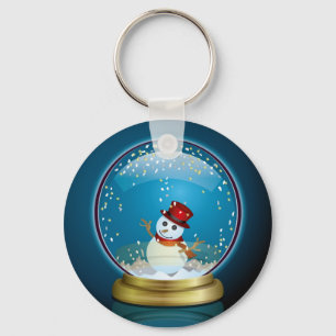 Snow Globe 2 Key Ring