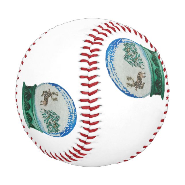 Snow Globe Glass Ball Winter Wonderland Christmas (Angled)