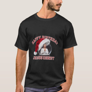 Snow Globe Jesus Christ Birthday Christmas T-Shirt