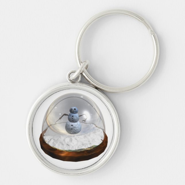 Snow Globe Keychain (Front)