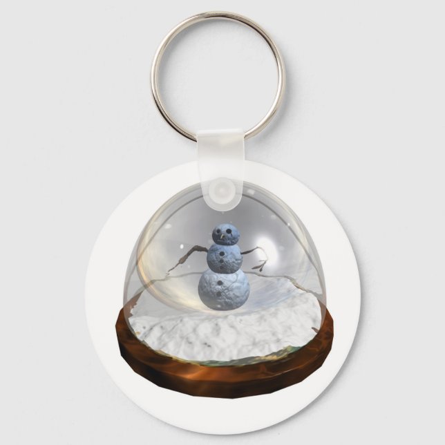 Snow Globe Keychain (Front)