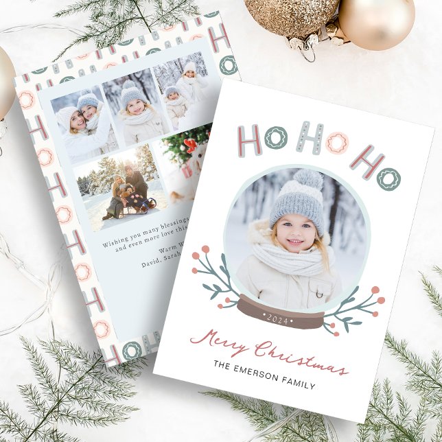 Snow Globe Photo Christmas Card (Snow Globe Photo Christmas Card
)