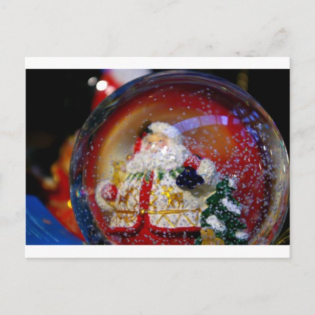 Snow Globe. Postcard (Front)