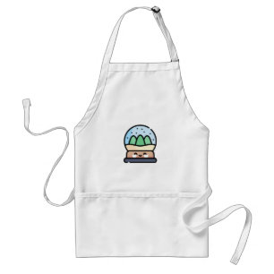 snow globe standard apron