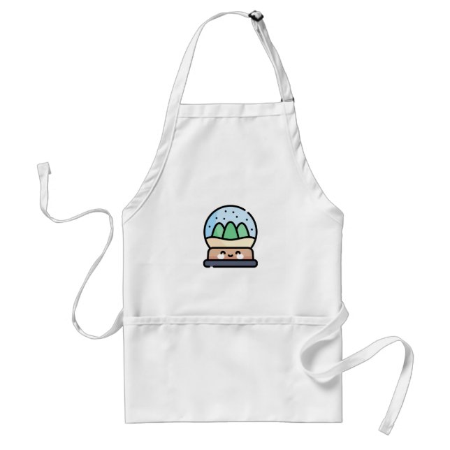 snow globe standard apron (Front)