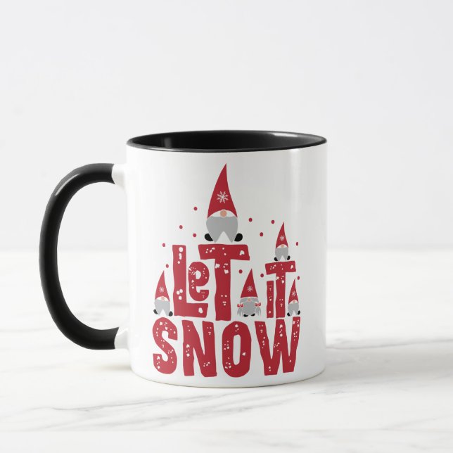 SNOW GNOME MUG (Left)