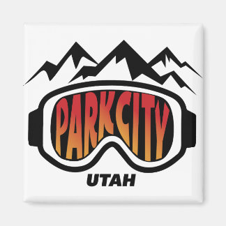 Snow Goggles Park City Utah Travel Ski souvenir Magnet