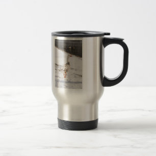 Snow Goose Strut Travel Mug