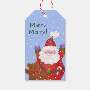 Snow Happy gift tag