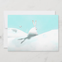 Snow Hare and Holiday Gift