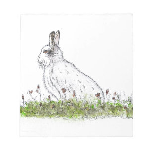 Snow Hare Notepad