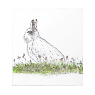 Snow Hare Notepad