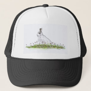 Snow Hare Trucker Hat