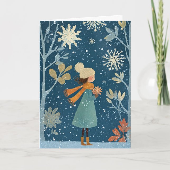 Snow Holiday Card (Front)