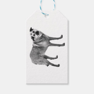 snow hush label, tibetan mix gift tags