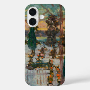Snow in April by Maurice Prendergast, Vintage Art iPhone 16 Case