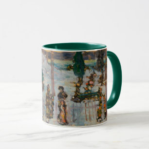 Snow in April by Maurice Prendergast, Vintage Art Mug
