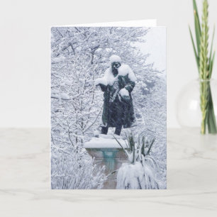 Snow in Cardiff Holiday Card