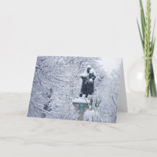 Snow in Cardiff Holiday Card