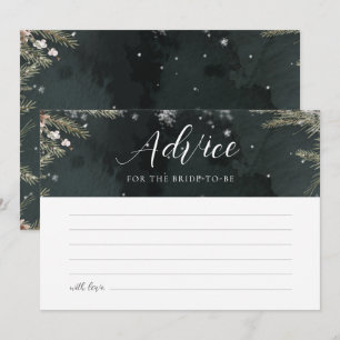 Snow In Love Advice Card