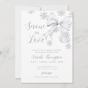 Snow in Love Invitation