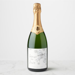 Snow in Love Sparkling Wine Label