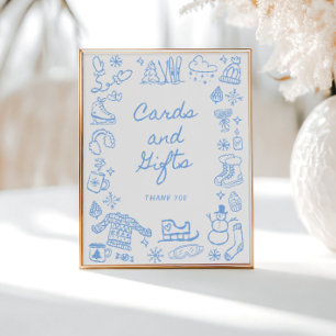 Snow in Love Whimsical Cards and Gifts Poster