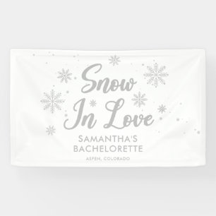 Snow in love Winter Bachelorette  Banner