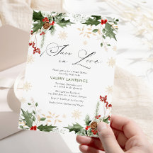 Snow in Love Winter Bridal Shower 