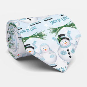 Snow In Love Winter Wedding Tie